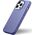 iCarer iCarer Case Leather pokrowiec etui z naturalnej skóry do iPhone 14 Pro Max jasnofioletowy (WMI14220708-LP) (kompatybilne z MagSafe)