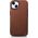 iCarer iCarer Oil Wax Premium Leather Case skórzane etui iPhone 14 Plus magnetyczne z MagSafe brązowy (WMI14220703-RB)