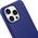 iCarer iCarer Litchi Premium Leather Case skórzane etui iPhone 14 Pro magnetyczne z MagSafe ciemnoniebieski (WMI14220710-DB)