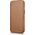 iCarer iCarer CE Premium Leather Folio Case skórzane etui iPhone 14 Pro z klapką magnetyczne MagSafe brązowy (WMI14220714-BN)