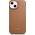 iCarer iCarer CE Premium Leather Folio Case skórzane etui iPhone 14 Plus z klapką magnetyczne MagSafe brązowy (WMI14220715-BN)