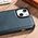 iCarer iCarer Leather Oil Wax etui pokryte naturalną skórą do iPhone 14 (kompatybilne z MagSafe) niebieski (WMI14220717-BU)