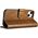 iCarer iCarer Oil Wax Wallet Case 2in1 etui iPhone 14 Plus skórzany pokrowiec z klapką Anti-RFID brązowy (WMI14220723-TN)