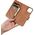 iCarer iCarer Wallet Case 2in1 etui iPhone 14 skórzany pokrowiec z klapką Anti-RFID brązowy (WMI14220725-BN)