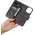 iCarer iCarer Wallet Case 2in1 etui iPhone 14 Pro skórzany pokrowiec z klapką Anti-RFID czarny (WMI14220726-BK)