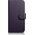 iCarer iCarer Wallet Case 2in1 etui iPhone 14 Pro skórzany pokrowiec z klapką Anti-RFID ciemnofioletowy (WMI14220726-DP)