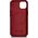 iCarer iCarer Case Leather pokrowiec etui z naturalnej skóry do iPhone 14 Plus czerwony (kompatybilne z MagSafe)
