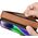 iCarer iCarer Wallet Case 2in1 etui iPhone 14 Plus skórzany pokrowiec z klapką Anti-RFID brązowy (WMI14220727-BN)
