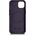 iCarer iCarer Case Leather pokrowiec etui z naturalnej skóry do iPhone 14 Plus ciemnofioletowy (kompatybilne z MagSafe)