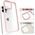 Kingxbar Kingxbar Sparkle Series etui iPhone 13 Pro z kryształami obudowa pokrowiec na tył plecki różowy