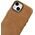 iCarer iCarer Oil Wax Premium Leather Case skórzane etui iPhone 14 Plus magnetyczne z MagSafe brązowy (WMI14220703-TN)