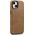 iCarer iCarer Oil Wax Premium Leather Case skórzane etui iPhone 14 Plus magnetyczne z MagSafe brązowy (WMI14220703-TN)