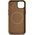 iCarer iCarer Oil Wax Premium Leather Case skórzane etui iPhone 14 Plus magnetyczne z MagSafe brązowy (WMI14220703-TN)