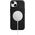 iCarer iCarer Oil Wax Premium Leather Case skórzane etui iPhone 14 Plus magnetyczne z MagSafe czarny (WMI14220703-BK)