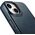 iCarer iCarer CE Oil Wax Premium Leather Folio Case skórzane etui iPhone 14 Plus z klapką magnetyczne MagSafe niebieski (AKI14220707-BU)