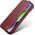 iCarer iCarer CE Premium Leather Folio Case skórzane etui iPhone 14 Pro Max z klapką magnetyczne MagSafe czerwony (WMI14220716-RD)
