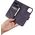 iCarer iCarer Wallet Case 2in1 etui iPhone 14 Plus skórzany pokrowiec z klapką Anti-RFID ciemnofioletowy (WMI14220727-DP)