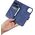 iCarer iCarer Wallet Case 2in1 etui iPhone 14 Plus skórzany pokrowiec z klapką Anti-RFID niebieski (WMI14220727-BU)
