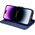 iCarer iCarer Wallet Case 2in1 etui iPhone 14 Pro Max skórzany pokrowiec z klapką Anti-RFID niebieski (WMI14220728-BU)