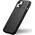 iCarer iCarer Case Leather pokrowiec etui z naturalnej skóry do iPhone 14 Plus czarny (kompatybilne z MagSafe)