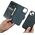 iCarer iCarer Oil Wax Wallet Case 2in1 etui iPhone 14 Plus skórzany pokrowiec z klapką Anti-RFID niebieski (WMI14220723-BU)