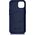 iCarer iCarer Case Leather pokrowiec etui z naturalnej skóry do iPhone 14 niebieski (WMI14220705-BU) (kompatybilne z MagSafe)
