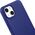 iCarer iCarer Litchi Premium Leather Case skórzane etui iPhone 14 magnetyczne z MagSafe ciemnoniebieski (WMI14220709-DB)