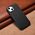 iCarer iCarer Litchi Premium Leather Case skórzane etui iPhone 14 Plus magnetyczne z MagSafe czarny (WMI14220711-BK)
