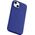 iCarer iCarer Litchi Premium Leather Case skórzane etui iPhone 14 Plus magnetyczne z MagSafe ciemnoniebieski (WMI14220711-DB)
