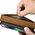 iCarer iCarer Oil Wax Wallet Case 2in1 etui iPhone 14 skórzany pokrowiec z klapką Anti-RFID brązowy (WMI14220721-TN)
