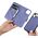 iCarer iCarer Wallet Case 2in1 etui iPhone 14 skórzany pokrowiec z klapką Anti-RFID jasnofioletowy (WMI14220725-LP)