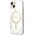 Guess Zestaw Guess GUBPP14SHMEACSH Case+ Charger iPhone 14 6,1" biały/white hard case Marble MagSafe NoSize