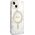 Guess Zestaw Guess GUBPP14SHMEACSH Case+ Charger iPhone 14 6,1" biały/white hard case Marble MagSafe NoSize
