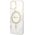 Guess Zestaw Guess GUBPP14SHMEACSH Case+ Charger iPhone 14 6,1" biały/white hard case Marble MagSafe NoSize
