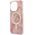 Guess Zestaw Guess GUBPP14LHJEACSP Case+ Charger iPhone 14 Pro 6,1" różowy/pink hard case Jungle MagSafe NoSize