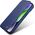iCarer iCarer CE Premium Leather Folio Case skórzane etui iPhone 14 Pro Max z klapką magnetyczne MagSafe niebieski (WMI14220716-BU)