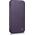 iCarer iCarer CE Premium Leather Folio Case skórzane etui iPhone 14 Plus z klapką magnetyczne MagSafe ciemnofioletowy (WMI14220715-DP)