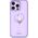 Kingxbar Kingxbar Wish Series etui iPhone 14 Plus ozdobione kryształami fioletowe