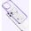 Kingxbar Kingxbar Wish Series etui iPhone 14 Plus ozdobione kryształami fioletowe