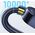 Kabel USB Joyroom USB-C - USB-C 1.2 m Niebieski (JYR645)