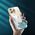 Kingxbar Etui Kingxbar Phoenix Full Swarovski Apple iPhone 14 Pro złoto-niebieskie