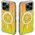 Kingxbar Etui silikonowe MagSafe Kingxbar PQY Crack Series do iPhone 15 Pro Max - holograficzne