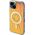 Kingxbar Etui silikonowe MagSafe Kingxbar PQY Crack Series do iPhone 15 - holograficzne