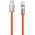 Kabel USB Dudao Lightning - USB-A 1 m Pomarańczowy (DDA289)