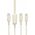 Kabel USB Dudao USB-C - USB-C + Lightning 1.2 m Beżowy (DDA335)