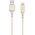 Kabel USB Dudao USB-A - Lightning 1 m Beżowy (DDA329)