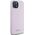 DKNY DKNY DKHMP14SSMCHLP iPhone 14 / 15 / 13 6.1" różowy/pink hardcase Liquid Silicone Small Metal Logo MagSafe