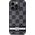 DKNY DKNY DKHCP14LPCPTSSK iPhone 14 Pro 6.1" czarny/black hardcase Leather Checkered Mono Pattern & Printed Stripes