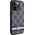 DKNY DKNY DKHCP14LPCPTSSK iPhone 14 Pro 6.1" czarny/black hardcase Leather Checkered Mono Pattern & Printed Stripes