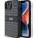 DKNY DKNY DKHCP14SPRTHSLK iPhone 14 / 15 / 13 6.1" czarny/black hardcase Leather Mono Stripe & Metal Logo